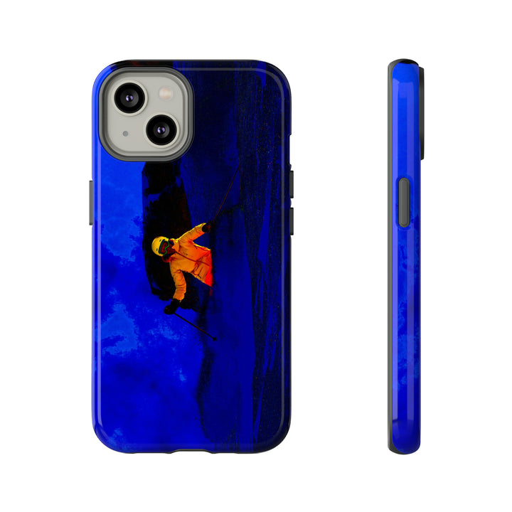 Cute IPhone Case | iPhone 15 Case | iPhone 15 Pro Max Case, Iphone 14 Case, Iphone 14 Pro Max Case IPhone Case for Art Lovers, Skier Mountain Night - Studio40ParkLane