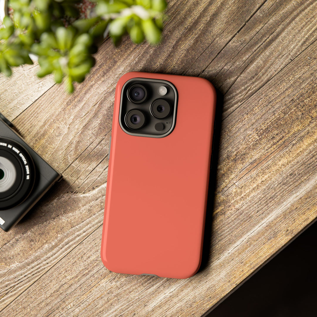 Premium Tough Coral Pink Orange Gift for Her Cute Phone Cases for Samsung S25 S24, S23, S22, S21, Iphone, 16, 15, 14, 13 Pro Max Ultra - Studio40ParkLane