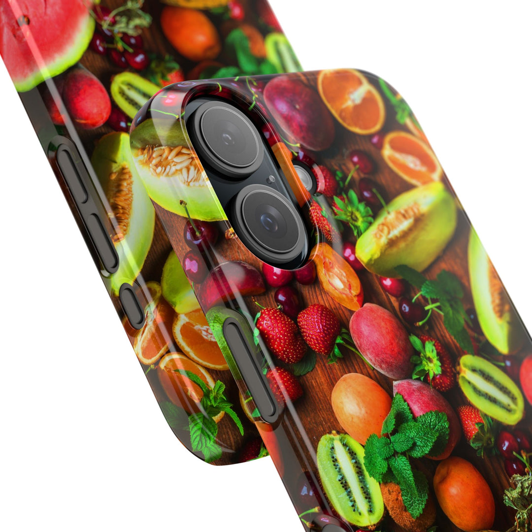 Slim Fall Fruit Collage Phone Cases for Iphone 16 | iPhone 15 Case | iPhone 15 Pro Max Case, Iphone 14, Iphone 14 Pro Max, Iphone 13, Slim Mom Dad Gift - Studio40ParkLane