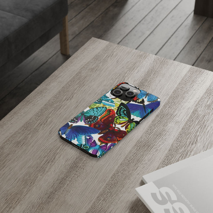 Slim Bright Butterflies Gift for Her Cute Phone Cases for Iphone 16 Pro Max | iPhone 15 Case | iPhone 15 Pro Max Case, Iphone 14, Iphone 14 Pro Max, Iphone 13 12 11 8 7 - Studio40ParkLane