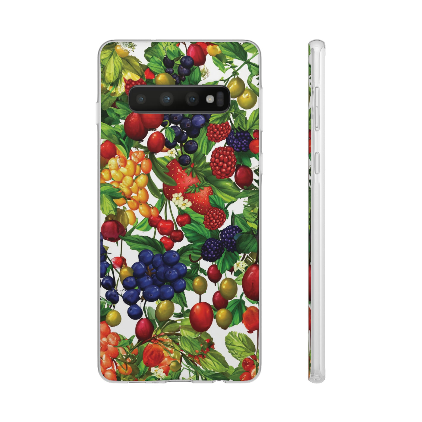 Cute Flexi Phone Cases, For Samsung Galaxy and Iphone, Summer Mixed Fruit, Galaxy S23 Phone Case, Samsung S22 Case, Samsung S21, Iphone 15, Iphone 14, Iphone 13