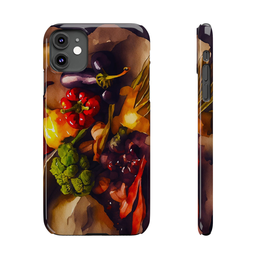 Slim Fall Farm Vegetables Cute Phone Cases for Iphone | iPhone 15 Case | iPhone 15 Pro Max Case, Iphone 14, Iphone 14 Pro Max, Iphone 13 - Studio40ParkLane