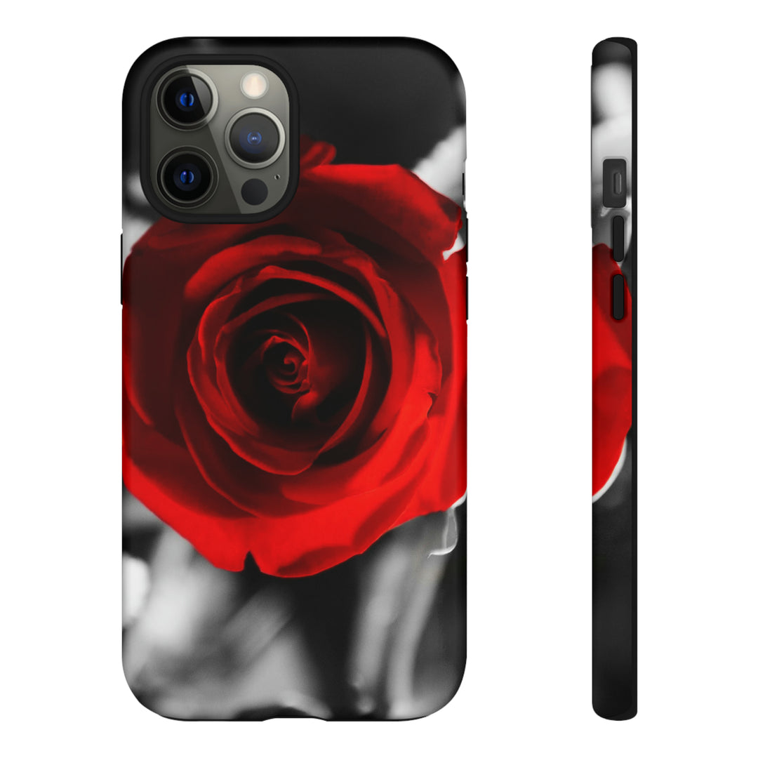 Cute IPhone Case | iPhone 15 Case | iPhone 15 Pro Max Case, Iphone 14 Case, Iphone 14 Pro Max Case IPhone Case for Art Lovers - Red Rose - Studio40ParkLane