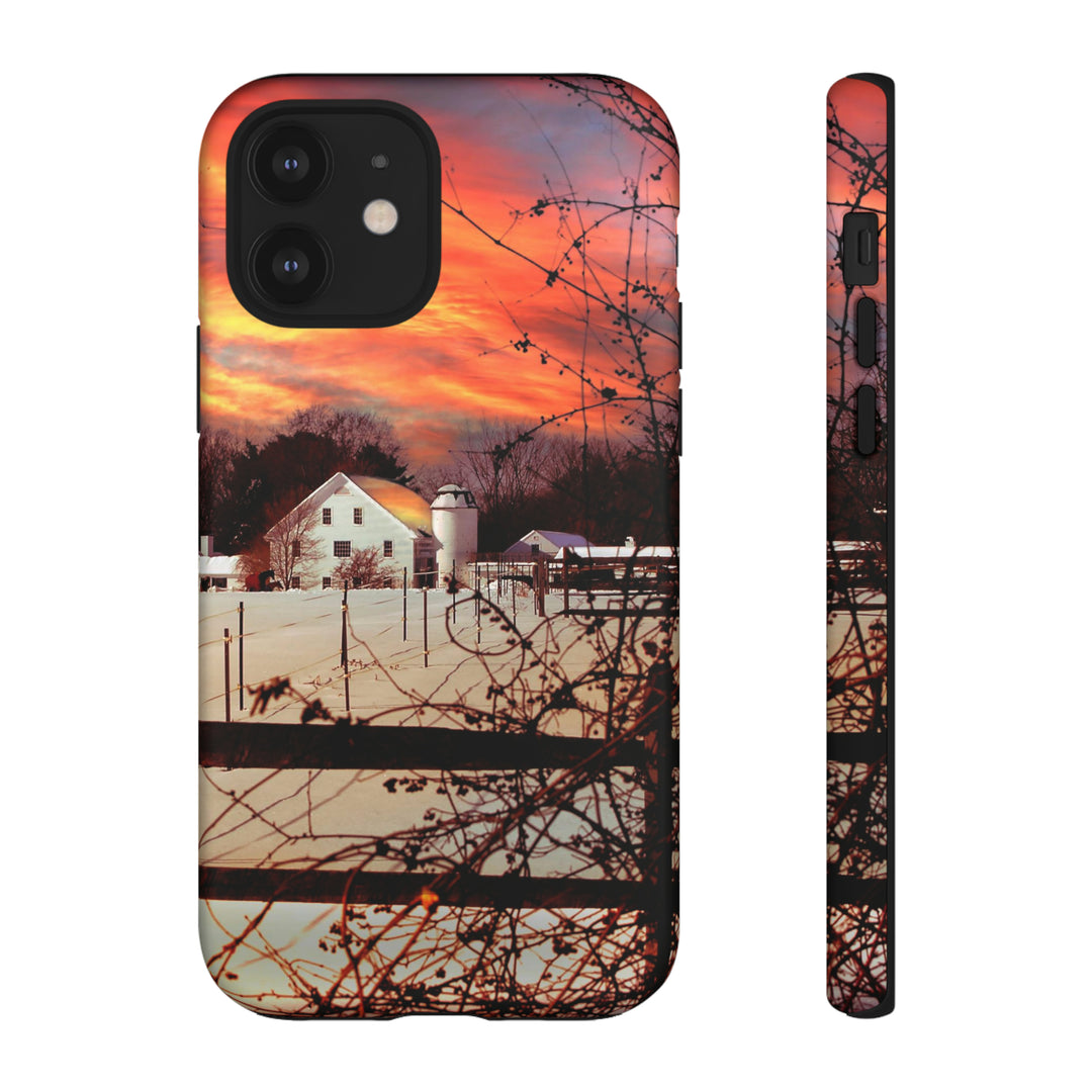 Cool Phone Case | Winter Sunset, For iPhone 15 Case | iPhone 15 Pro Case, Iphone 14 Case, Iphone 14 Pro Max Case, Protective Iphone Case - Studio40ParkLane