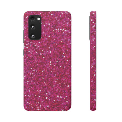 Snap Non-Glitter Muted Pink Play on "Faux" Glitter Effect Cute Phone Cases for Samsung and Iphone, 16, 15, 14, S24, S23, S22, S21, S20, Plus and Ultra