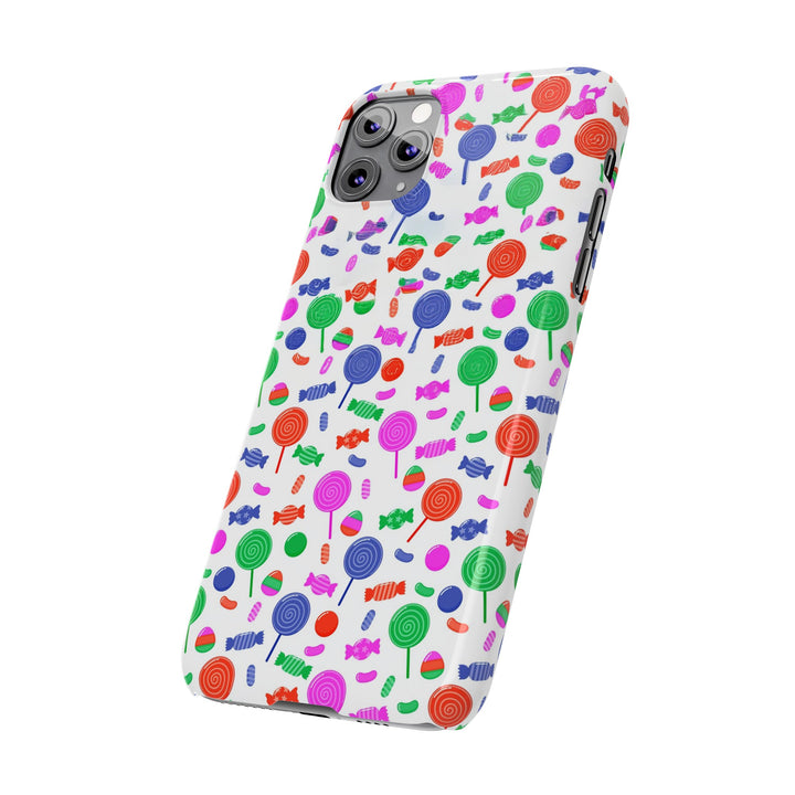 Slim Cute Phone Cases for Iphone - | iPhone 15 Case | iPhone 15 Pro Max Case, Iphone 14 Case, Iphone 14 Pro Max, Iphone 13, Summer Lollipops Red - Studio40ParkLane