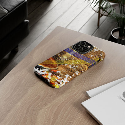 Impact Resistant, Pecan Pie Abstract, Cute Phone Cases for Samsung S24, S23, S22, S21, IPhone 15 pro Iphone 14 pro Iphone 13 IPhone 12 Iphone 11