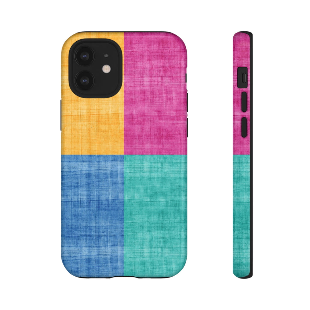 Impact Resistant, Colored Shapes, Cute Phone Cases for Samsung S24, S23, S22, S21, IPhone 15 pro Iphone 14 pro Iphone 13 IPhone 12 Iphone 11 - Studio40ParkLane