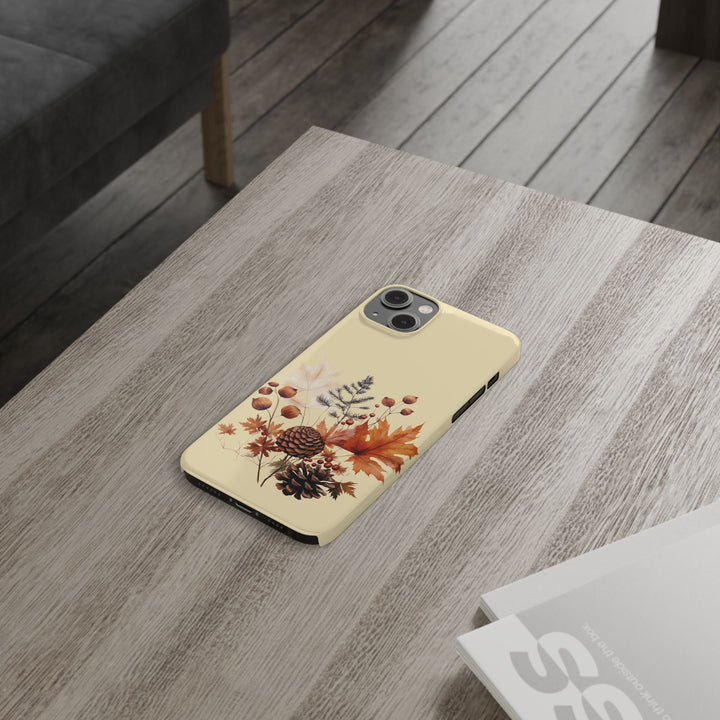 Slim Fall Leaves Foliage Cute Phone Cases for Iphone 16 | iPhone 15 Case | iPhone 15 Pro Max Case, Iphone 14, Iphone 14 Pro Max, Iphone 13, Slim Mom Dad Gift - Studio40ParkLane