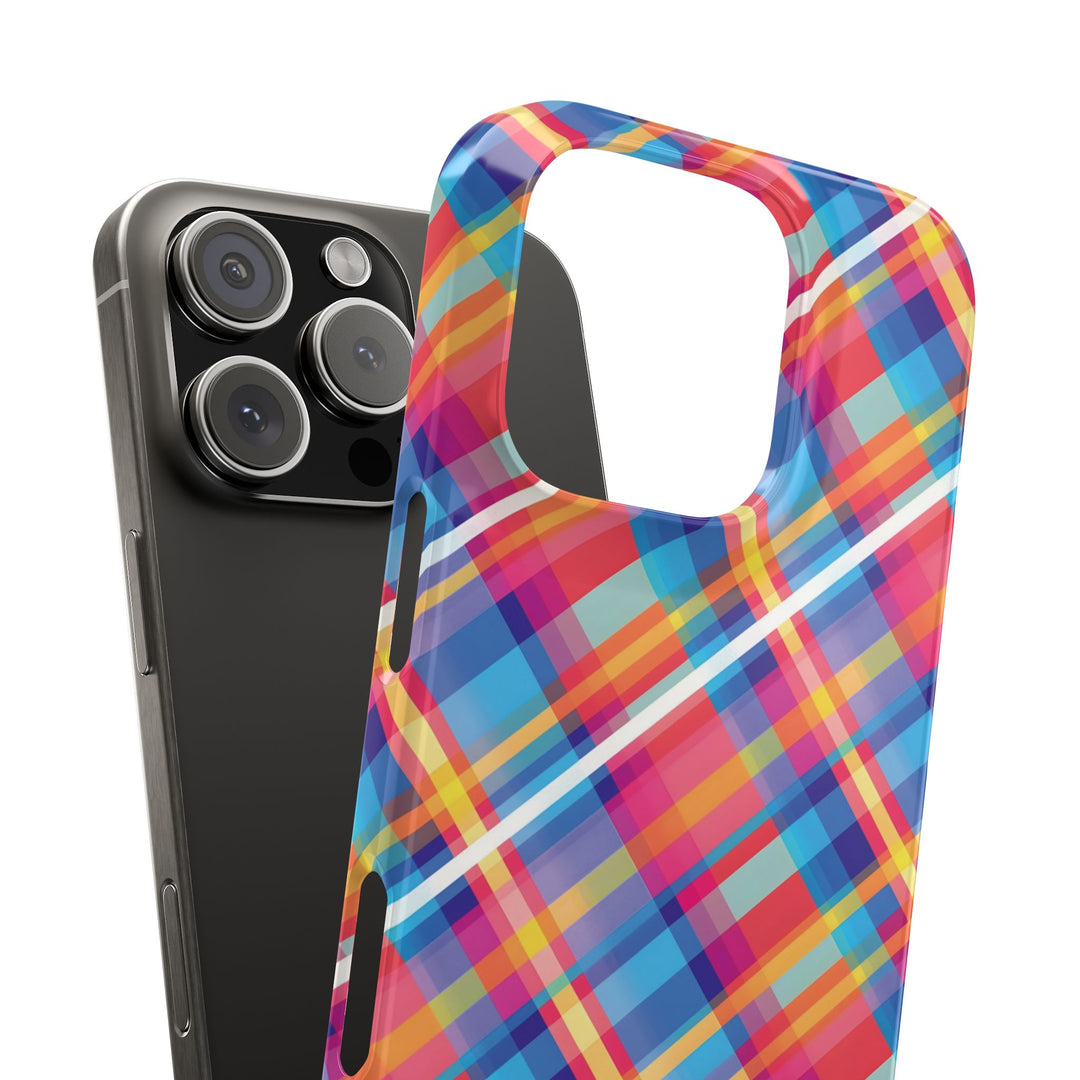 Slim Checkered Plaid Gift for Her Cute Phone Cases for Iphone 16 Pro Max | iPhone 15 Case | iPhone 15 Pro Max Case, Iphone 14, 13, 12, 11, 10, 8, 7 - Studio40ParkLane