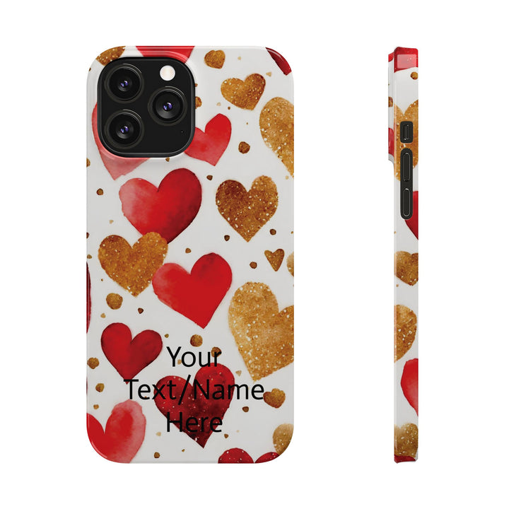 Slim Custom Personalized Valentine Love Gift for Her Cute Phone Cases for Iphone 16 Pro Max | iPhone 15 Case | iPhone 15 Pro Max Case, Iphone 14 - Studio40ParkLane