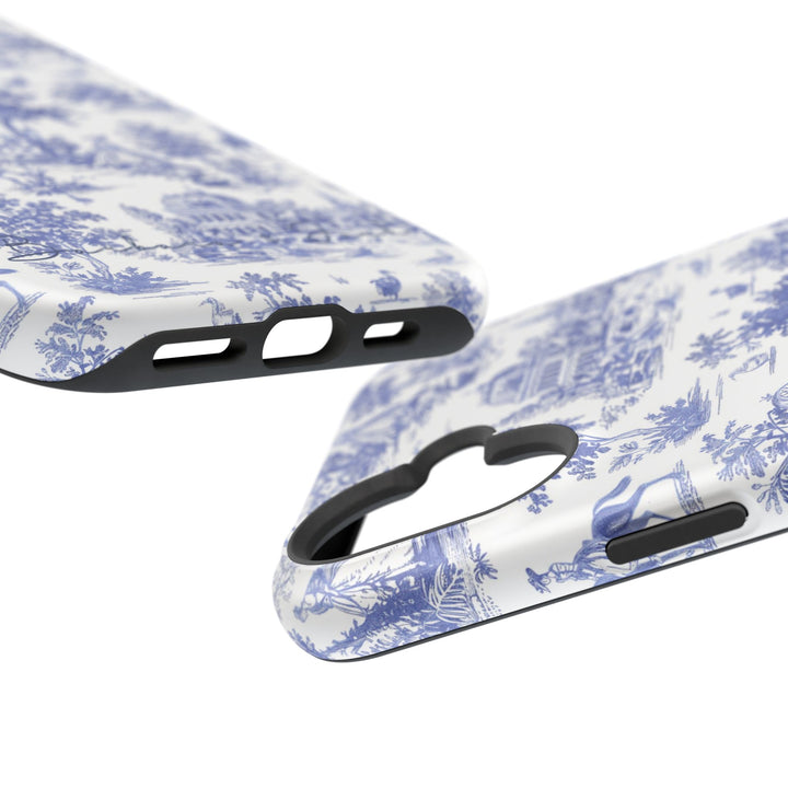 Magsafe French Toile Personalized Initial Custom Gift Cute Phone Cases for Iphone 16 Pro Max | iPhone 15, Pro Max Case, Iphone 14, 13, 12, 11, 10 - Studio40ParkLane