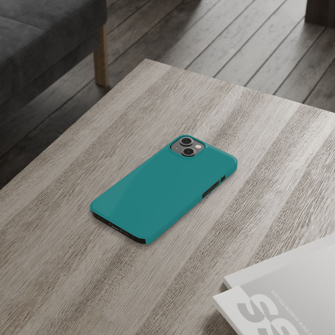Slim Turquoise Blue Gift for Her Aesthetic Cute Phone Case for Iphone 16 - | iPhone 15 Pro Max Case | iPhone 14 Case 13 12 11 10 9 8 7 - Studio40ParkLane
