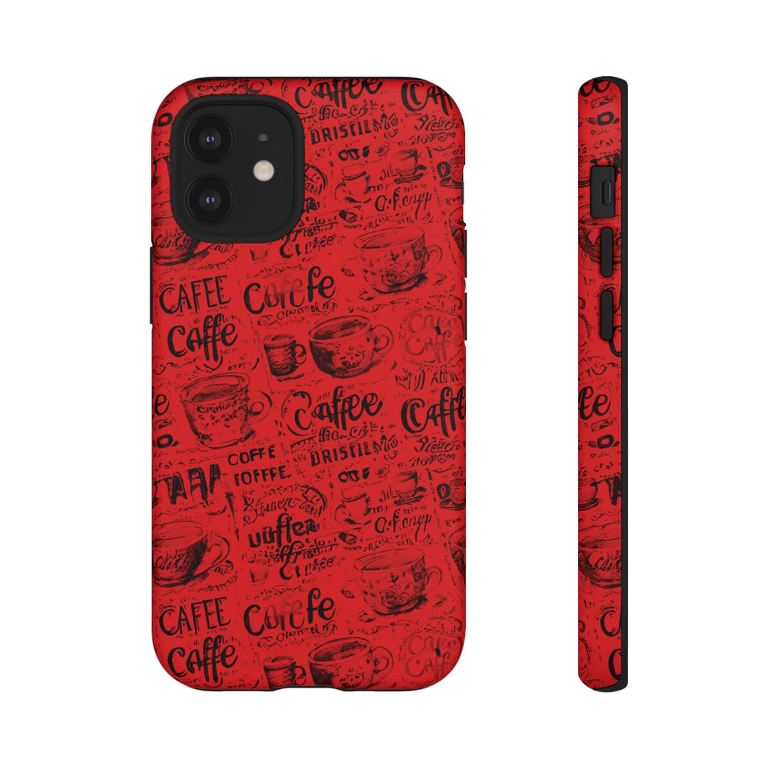 Cute IPhone Case | Red Black Coffee, iPhone 15 Case | iPhone 15 Pro Case, Iphone 14 Case, Iphone 14 Pro Max Case, Protective Iphone Case - Studio40ParkLane