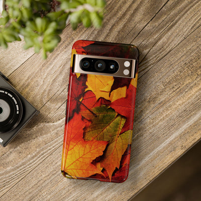 Autumn Fall Leaves Gift Cute Phone Case for, Samsung Galaxy S24, S23, S22, S21, IPhone 16 Case | Iphone 15, Iphone 14, IPhone 13 Case Mom Dad Gift