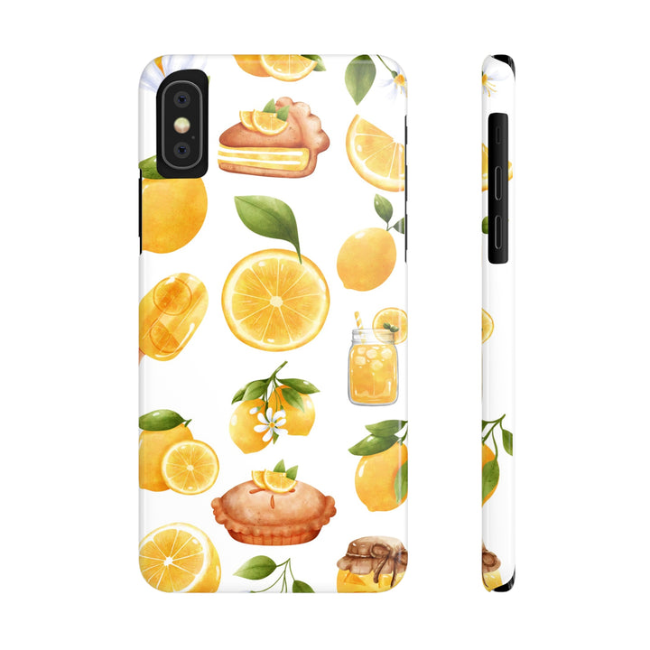 Slim Cute Phone Cases for Iphone - | iPhone 15 Case | iPhone 15 Pro Max Case, Iphone 14 Case, Iphone 14 Pro Max, Iphone 13, Summer Fruit Lemon - Studio40ParkLane