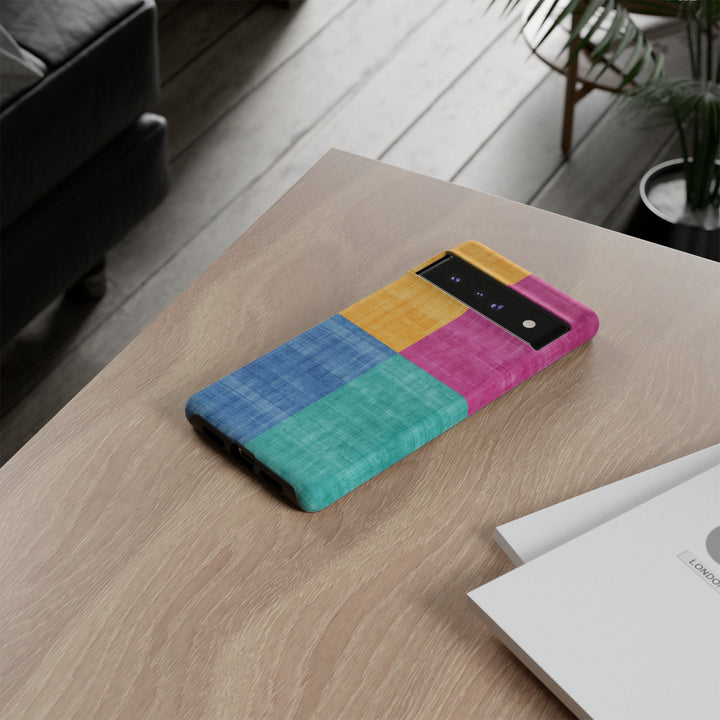 Impact Resistant, Colored Shapes, Cute Phone Cases for Samsung S24, S23, S22, S21, IPhone 15 pro Iphone 14 pro Iphone 13 IPhone 12 Iphone 11 - Studio40ParkLane