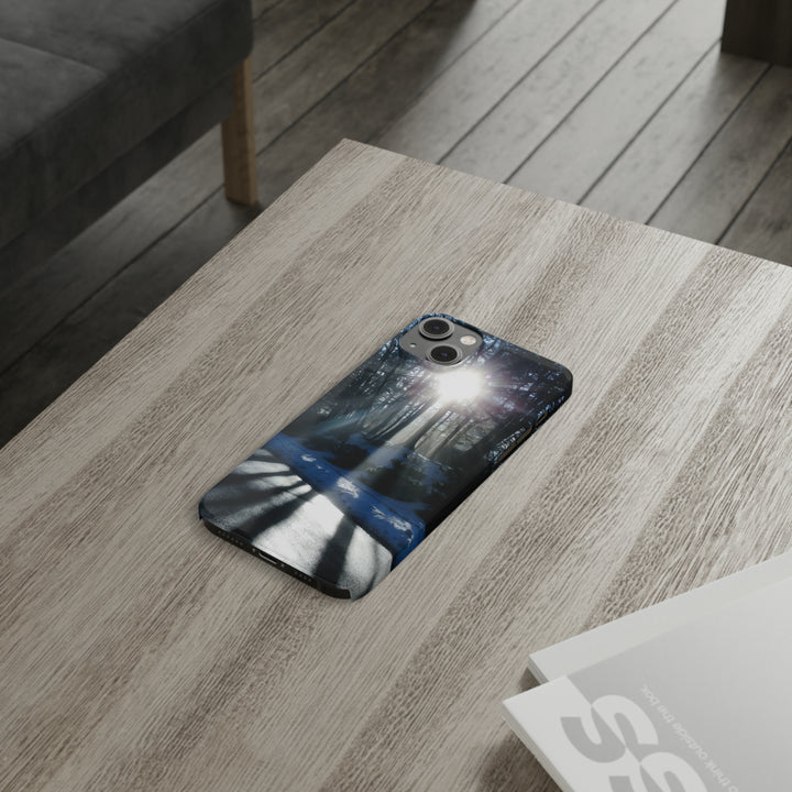 Slim Cute Phone Cases for Iphones - | iPhone 15 Case | iPhone 15 Pro Max Case, Iphone 14 Case, Iphone 14 Pro Max, Iphone 13, Winter Morning Sun - Studio40ParkLane