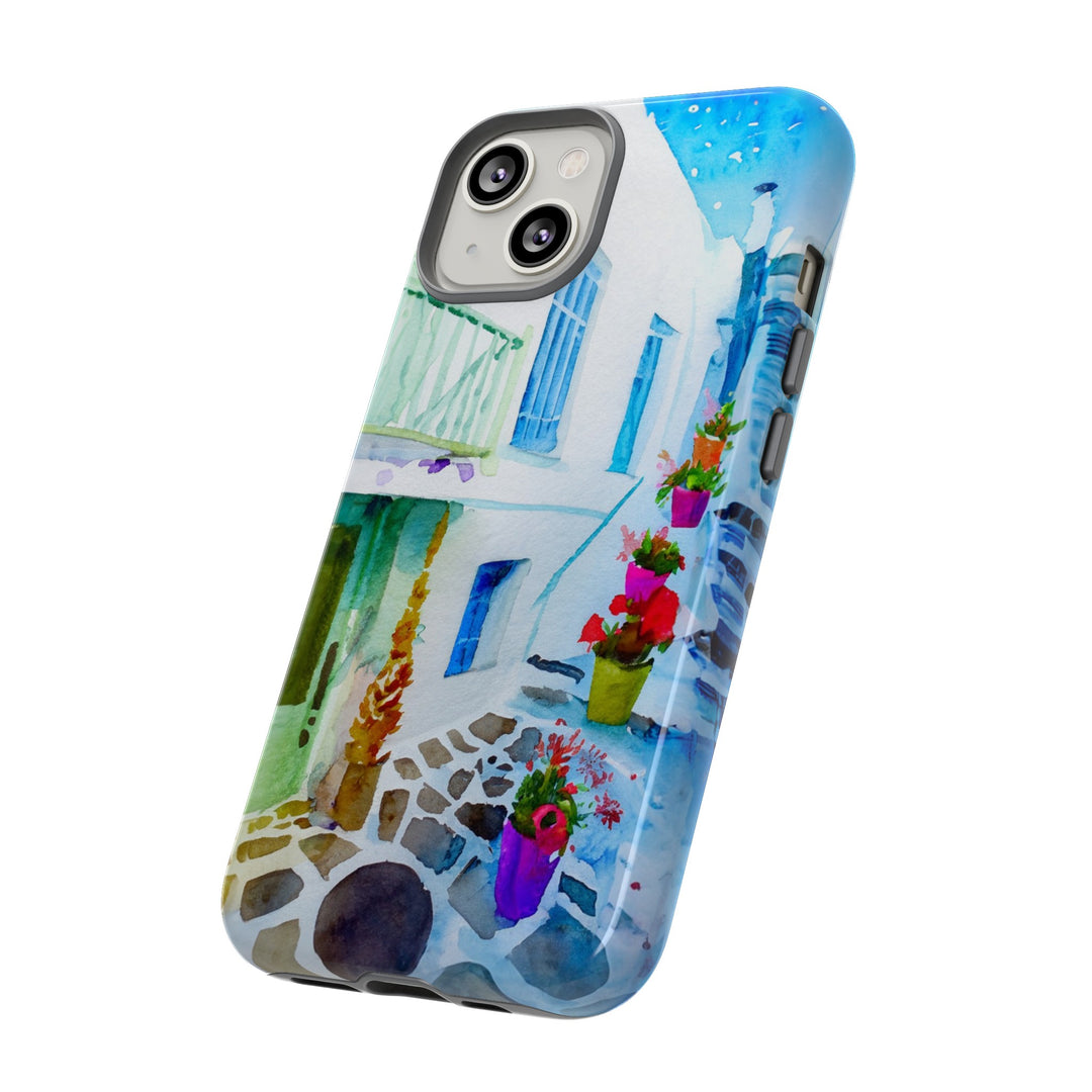 Impact Resistant, Greece House, Cute Phone Cases for Samsung S24, S23, S22, S21, IPhone 15 pro Iphone 14 pro Iphone 13 IPhone 12 Iphone 11 - Studio40ParkLane