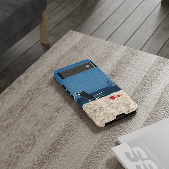 Cute Samsung Case | Cool Iphone Case | Summer Blue Beach Chair, Samsung S24, S23, S22, S21, IPhone 15 Case | Iphone 14 Case, Iphone 13 Case - Studio40ParkLane