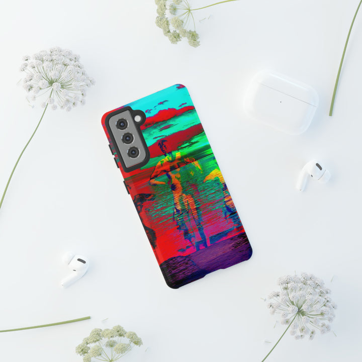 Cute Samsung Phone Case | Aesthetic Samsung Phone Case | Dance Sunset Colorful | Galaxy S23, S22, S21, S20 | Luxury Double Layer | Cool - Studio40ParkLane