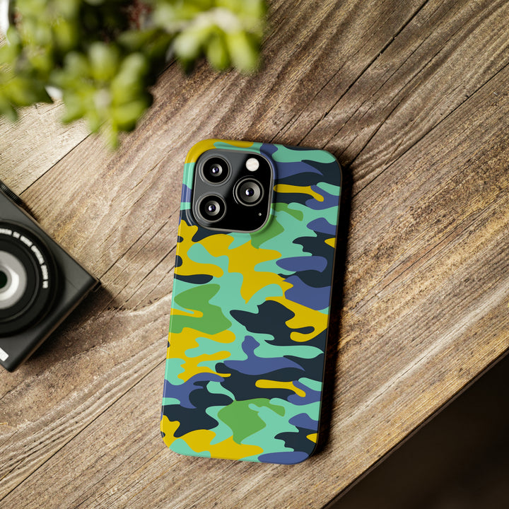 Slim Cute Phone Cases for Iphone - | iPhone 15 Case | iPhone 15 Pro Max Case, Iphone 14 Case, Iphone 14 Pro Max, Iphone 13, Late Spring Camouflage - Studio40ParkLane
