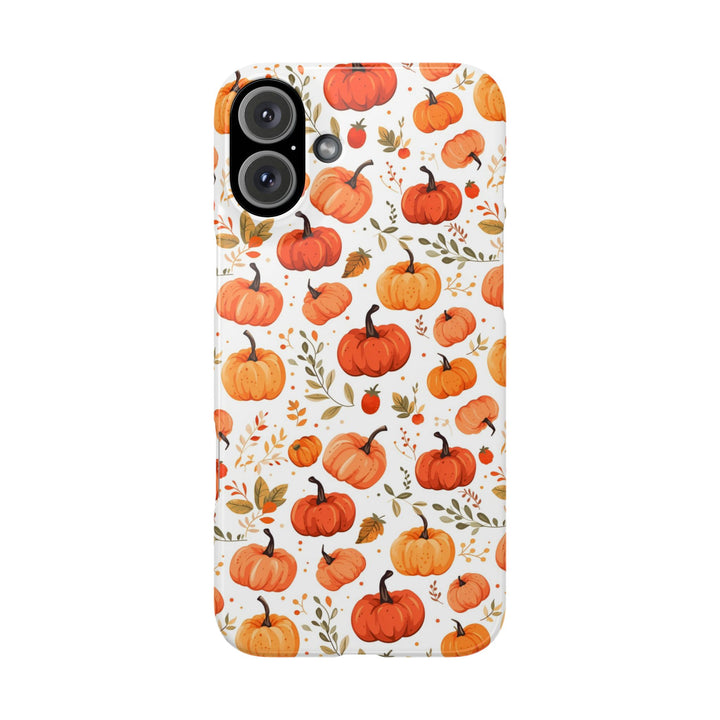 Slim Fall Autumn Pumpkins Gift for Her Cute Phone Cases for Iphone 16 | iPhone 15 Case | iPhone 15 Pro Max Case, Iphone 14, Iphone 14 Pro Max, Iphone 13, Slim - Studio40ParkLane