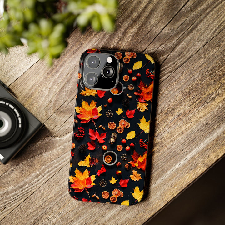 Slim Cute Fall Leaves Collage Phone Cases for Iphone | iPhone 15 Case | iPhone 15 Pro Max Case, Iphone 14, Iphone 14 Pro Max, Iphone 13, Iphone 16 - Studio40ParkLane