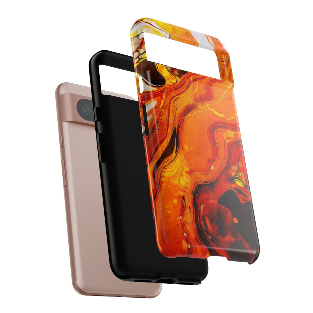 Impact Resistant, Fall Colors Marble, Cute Phone Cases for Samsung S24, S23, S22, S21, IPhone 15 pro Iphone 14 pro Iphone 13 IPhone 12 Iphone 11 - Studio40ParkLane