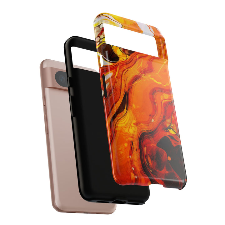 Impact Resistant, Fall Colors Marble, Cute Phone Cases for Samsung S24, S23, S22, S21, IPhone 15 pro Iphone 14 pro Iphone 13 IPhone 12 Iphone 11 - Studio40ParkLane