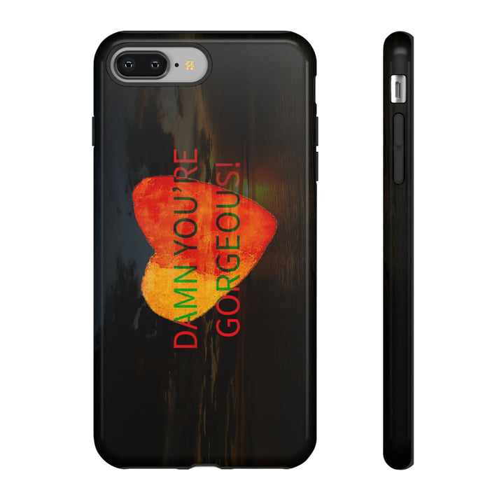 Cute IPhone Case | iPhone 15 Case | iPhone 15 Pro Max Case, Iphone 14 Case, Iphone 14 Pro Max Case IPhone Case for Art Lovers, Heart Sunset - Studio40ParkLane