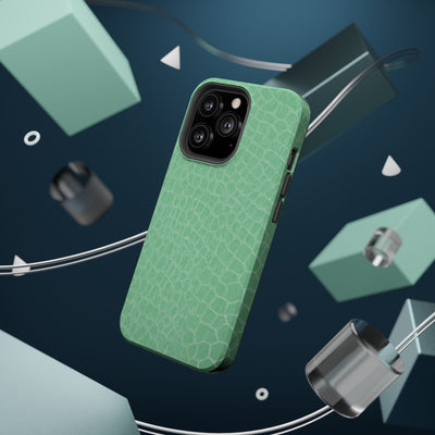 Non Leather Mint Color Pattern Magsafe Cute Phone Case for Iphone Gift for Her, | iPhone 15 Case | iPhone 15 Pro Max Case, Iphone 14, Iphone 14 Pro Max, Iphone 13, Iphone 16 - Studio40ParkLane
