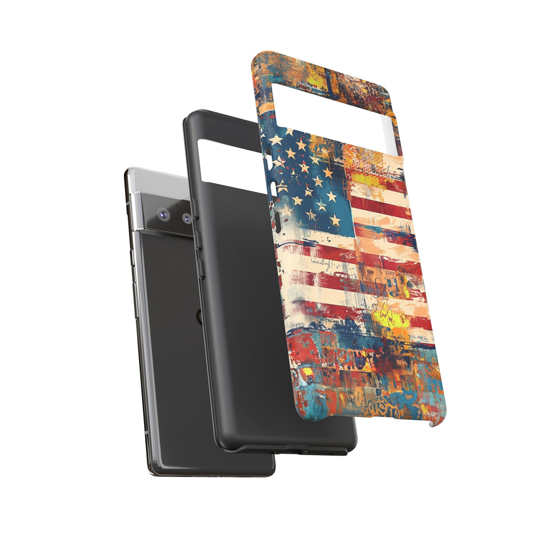 Impact Resistant, American Flag, Cute Phone Cases for Samsung S24, S23, S22, S21, IPhone 15 pro Iphone 14 pro Iphone 13 IPhone 12 Iphone 11 - Studio40ParkLane