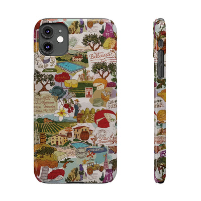 Slim Italy Tuscany Coquette Collage Cute Phone Case for Iphone 17 - | iPhone 16 Pro Max Case | iPhone 15 Case Iphone 14 13 12 11 10 9 8 7 - Studio40ParkLane