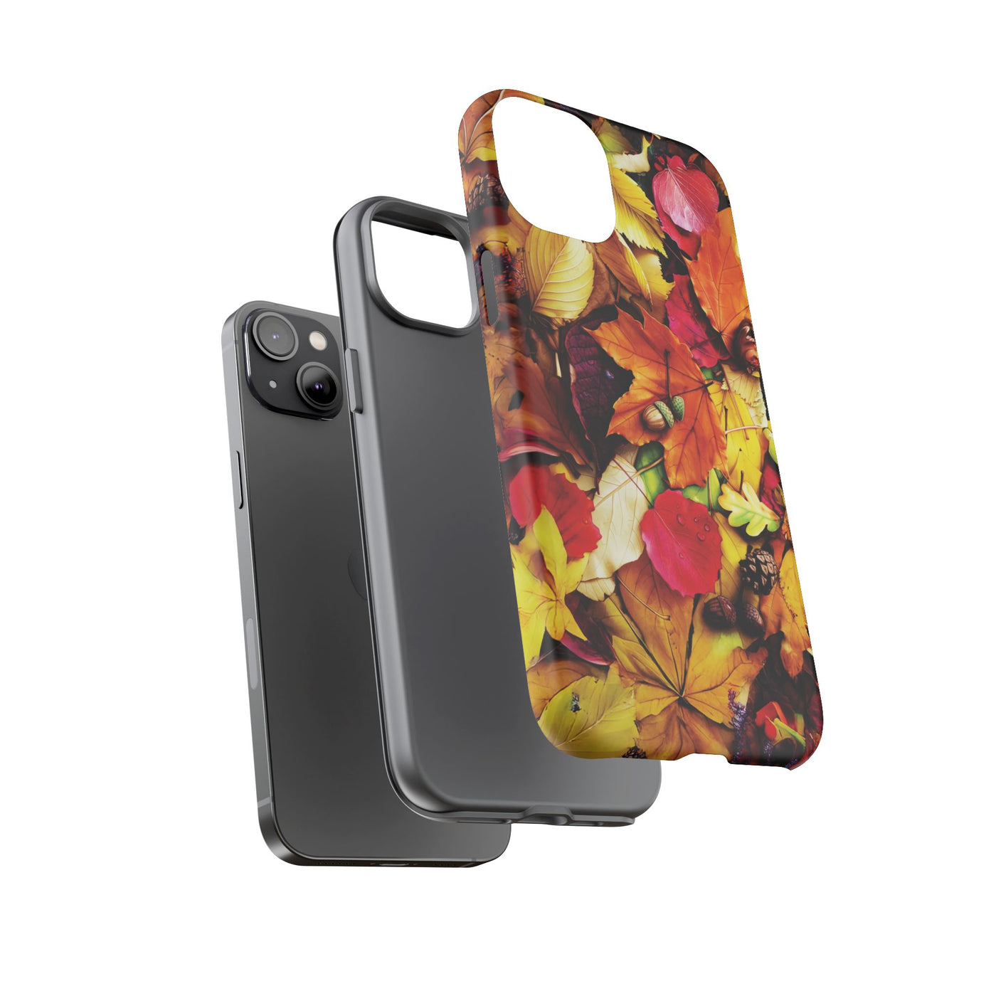 Aesthetic Tough Fall Leaves Foliage Premium Phone Case - For iPhone 17 Pro Max iPhone 16 Pro iPhone 15 Iphone 14 Plus 13 Pro 12 11 10 XR - Studio40ParkLane
