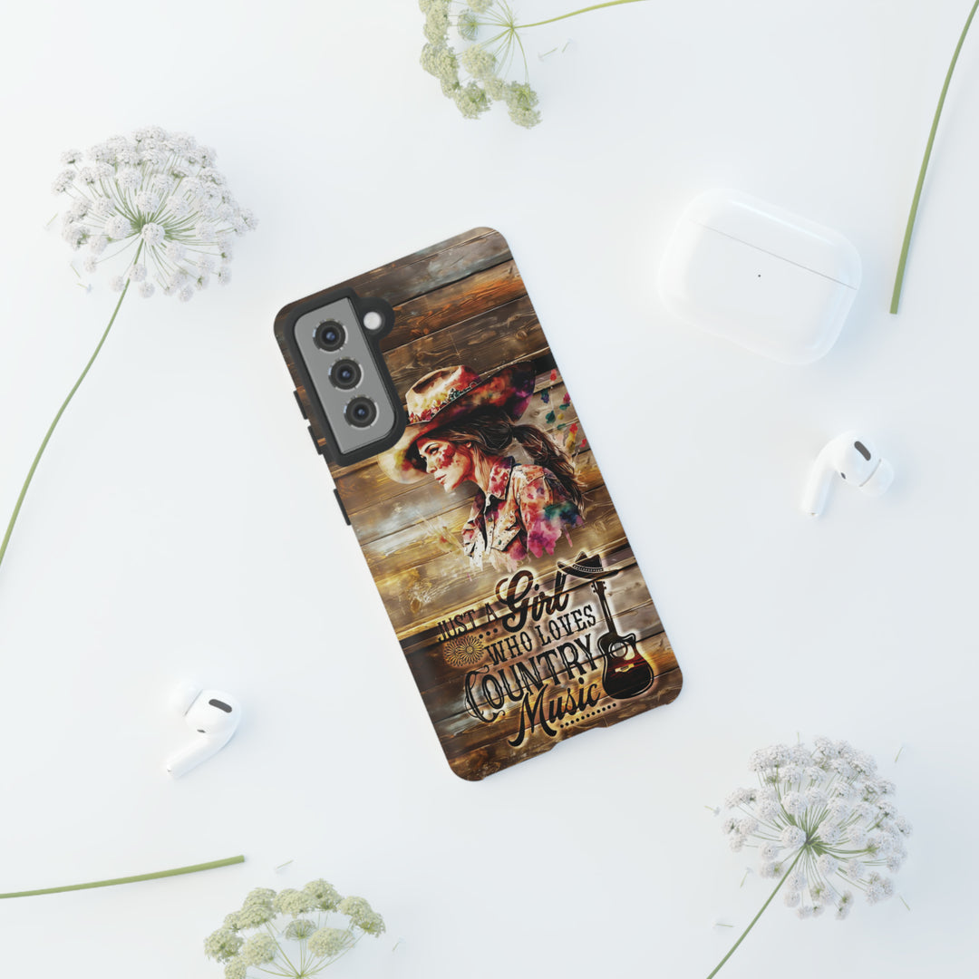 Cute Samsung Phone Case | Aesthetic Samsung Phone Case | Galaxy S23, S22, S21, S20 | Country Music Girl, Protective Phone Case - Studio40ParkLane