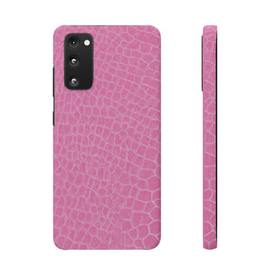 Snap Non Leather Pink Color Pattern Gift for Her Cute Phone Cases for Samsung Galaxy S24, S23, S22, S21, S20, Plus, Ultra, Iphone 16, 15, 14, Pro and Max - Studio40ParkLane