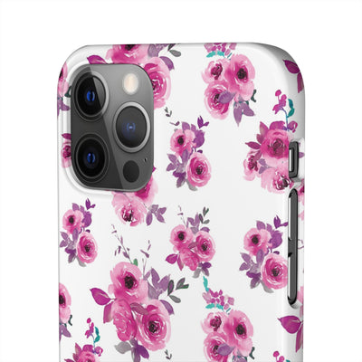 Snap Spring Flowers Cute Phone Cases for Samsung S24, S23, S22, S21, S20, Plus and Ultra, Iphone 16 Pro Max, Iphone 15, 14, 13, 12, 11, 10,9 - Studio40ParkLane