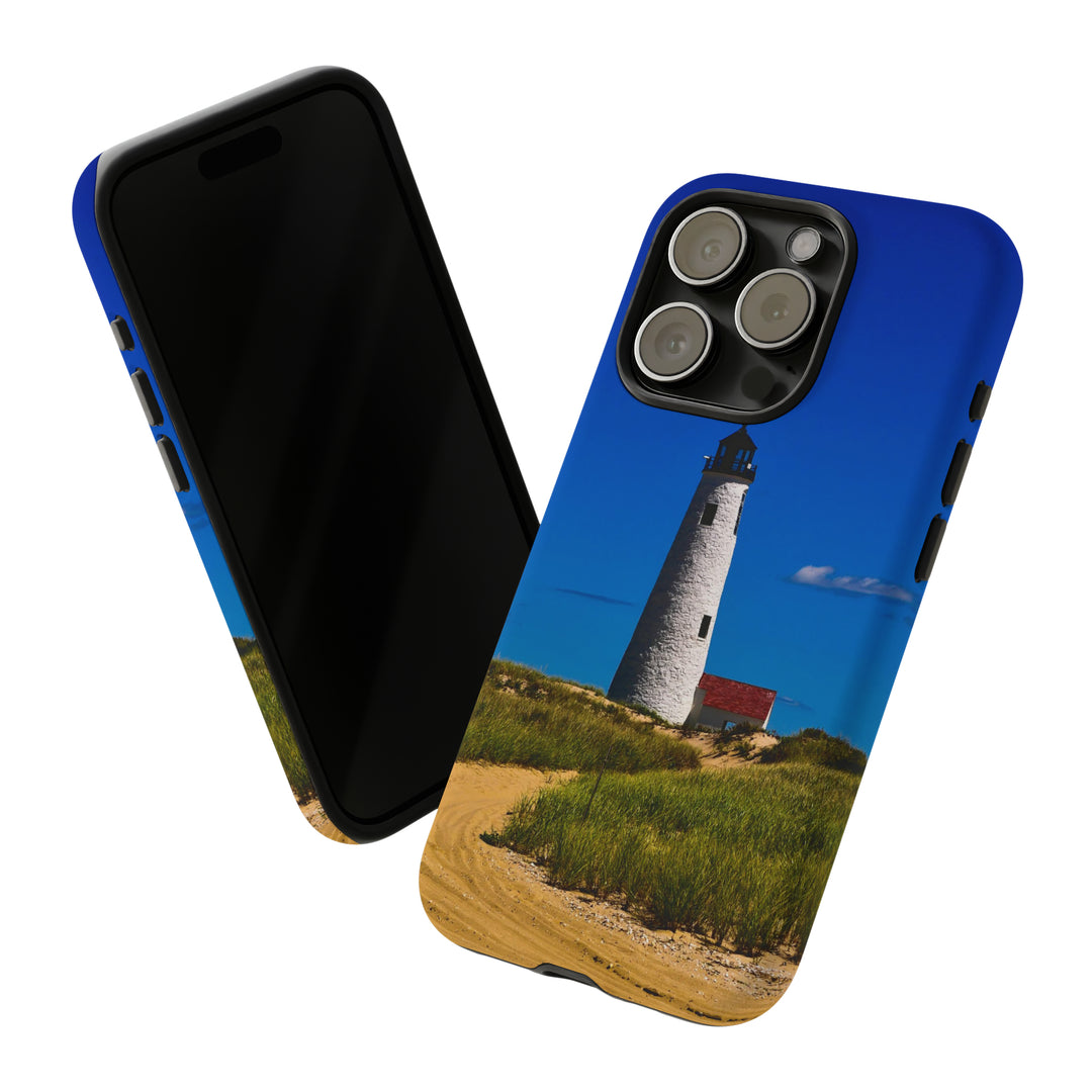 Cute IPhone Case | iPhone 15 Case | iPhone 15 Pro Max Case, Iphone 14 Case, Iphone 14 Pro Max Case IPhone Case for Art Lovers - Beach Lighthouse - Studio40ParkLane