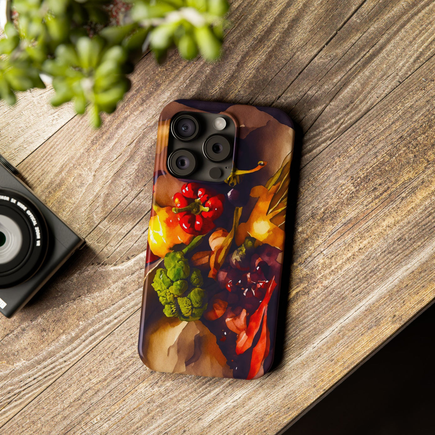 Fall Farm Vegetables Slim Cute Phone Cases for Iphone  | iPhone 15 Case | iPhone 15 Pro Max Case, Iphone 14, Iphone 14 Pro Max, Iphone 13