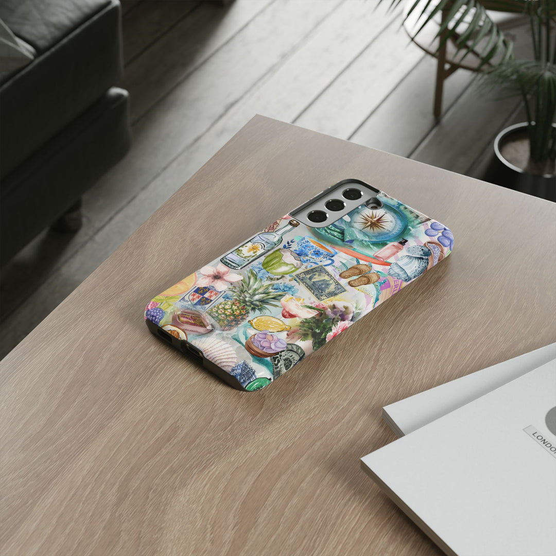 Impact Resistant, Travel Coquette Collage, Cute Phone Cases for Samsung S24, S23, S22, S21, IPhone 15 pro Iphone 14 pro Iphone 13 IPhone 12 Iphone 11 - Studio40ParkLane