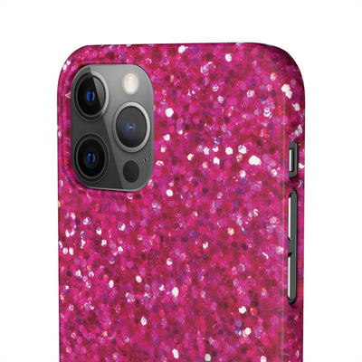 Snap Non-Glitter Muted Pink Play on "Faux" Glitter Effect Cute Phone Cases for Samsung and Iphone, 16, 15, 14, S24, S23, S22, S21, S20, Plus and Ultra