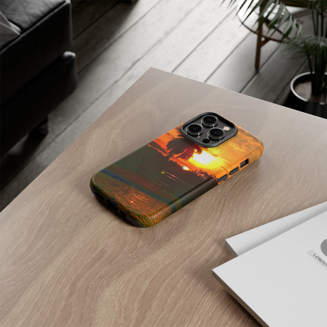 Cute Samsung Case | Cool Iphone Case | Summer Jamaica Pool Sunset, Samsung S24, S23, S22, S21, IPhone 15 Case | Iphone 14 Case, Iphone 13 Case - Studio40ParkLane