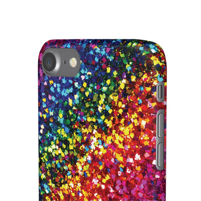 Snap Non-Glitter Muted Color Play on "Faux" Glitter Effect Cute Phone Cases for Samsung and Iphone, 16, 15, 14, S24, S23, S22, S21, S20, Plus and Ultra