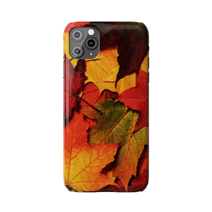 Slim Autumn Fall Leaves Gift Cute Phone Cases for Iphone 16 | iPhone 15 Case | iPhone 15 Pro Max Case, Iphone 14, Iphone 14 Pro Max, Iphone 13, Slim Mom Dad Gift - Studio40ParkLane