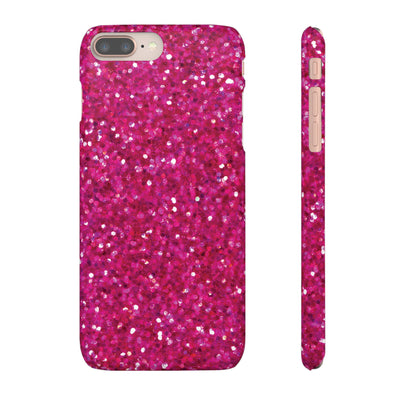 Snap Non-Glitter Muted Pink Play on "Faux" Glitter Effect Cute Phone Cases for Samsung and Iphone, 16, 15, 14, S24, S23, S22, S21, S20, Plus and Ultra