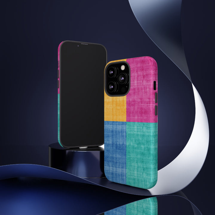 Impact Resistant, Colored Shapes, Cute Phone Cases for Samsung S24, S23, S22, S21, IPhone 15 pro Iphone 14 pro Iphone 13 IPhone 12 Iphone 11 - Studio40ParkLane