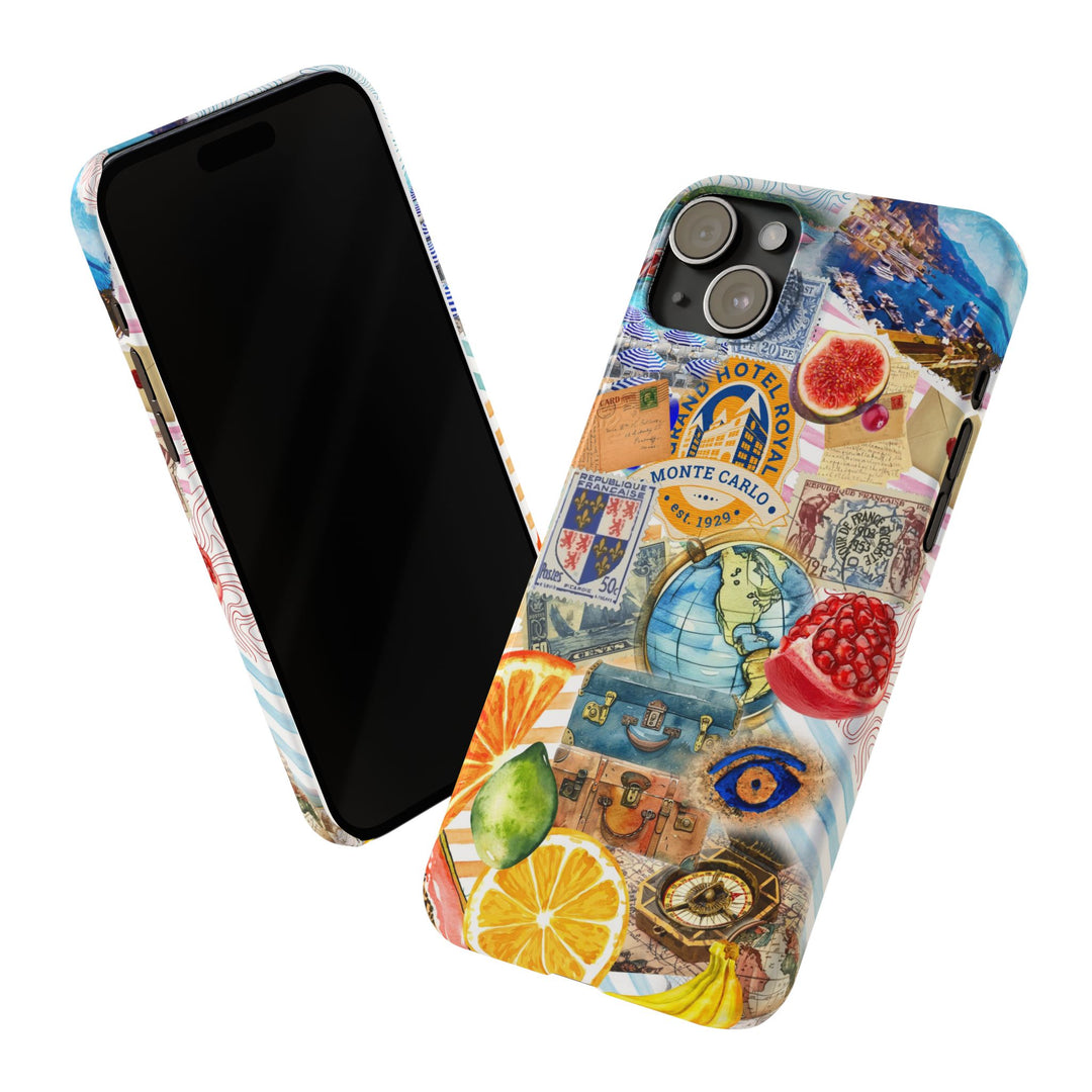 Slim Trendy French Coquette Collage Gift for Her Cute Phone Cases for Iphone 16 Cases | iPhone 15 Case | iPhone 15 Pro Max Case, Iphone 14 Case, Iphone 13, Slim - Studio40ParkLane