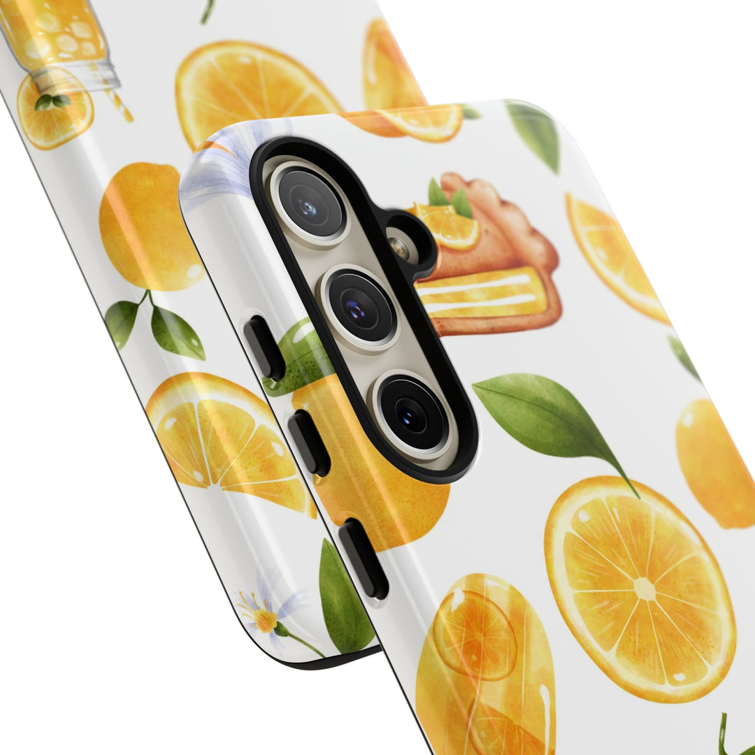 Cute Samsung Phone Case | Aesthetic Samsung Phone Case | Galaxy S23, S22, S21, S20 | Summer Fruit Lemons, Protective Phone Case - Studio40ParkLane