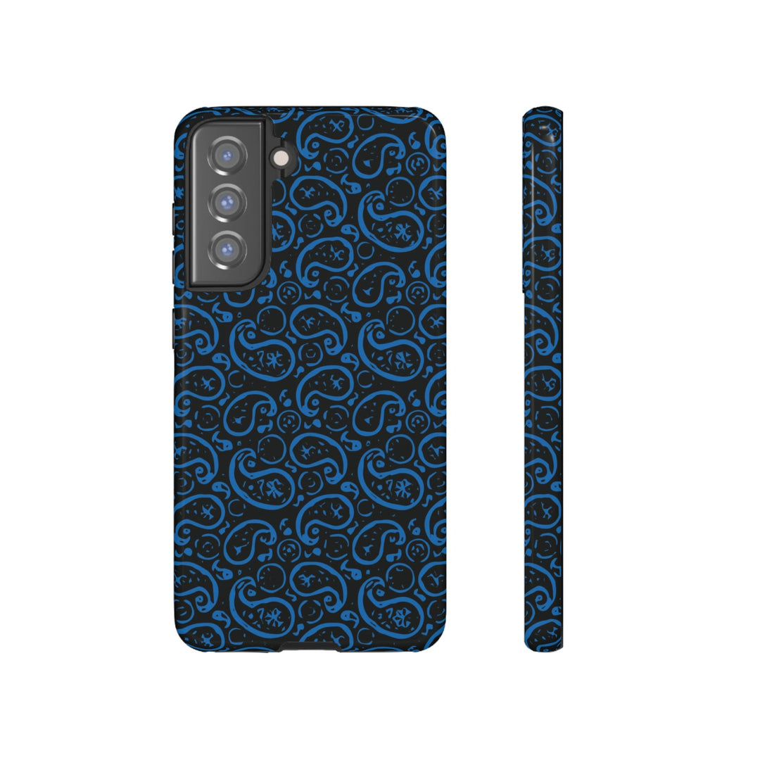 Samsung Galaxy Phone Case | Galaxy S23, S22, S21, S20 | Luxury Case Double Layered | Impact Resistant | Fashionable - Paisley 4 - Studio40ParkLane